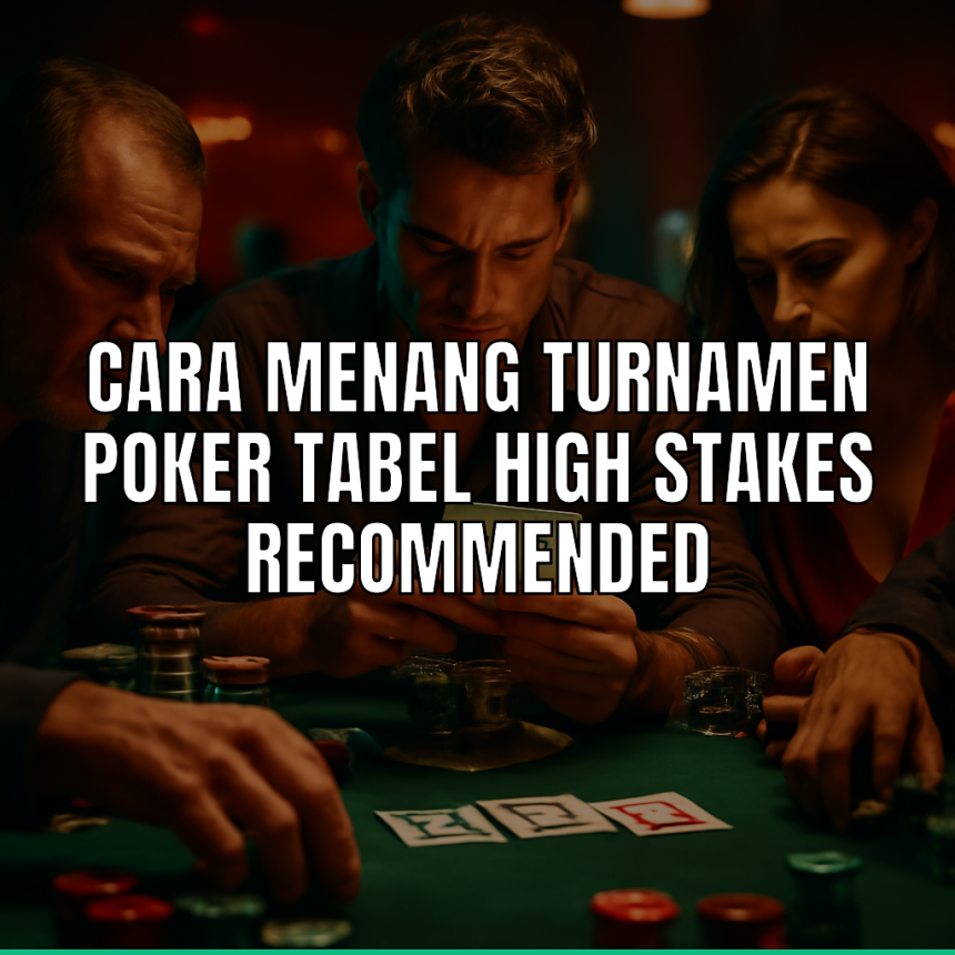 cara menang turnamen poker