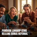 Ceme Keliling dengan fokus pada bonus referral