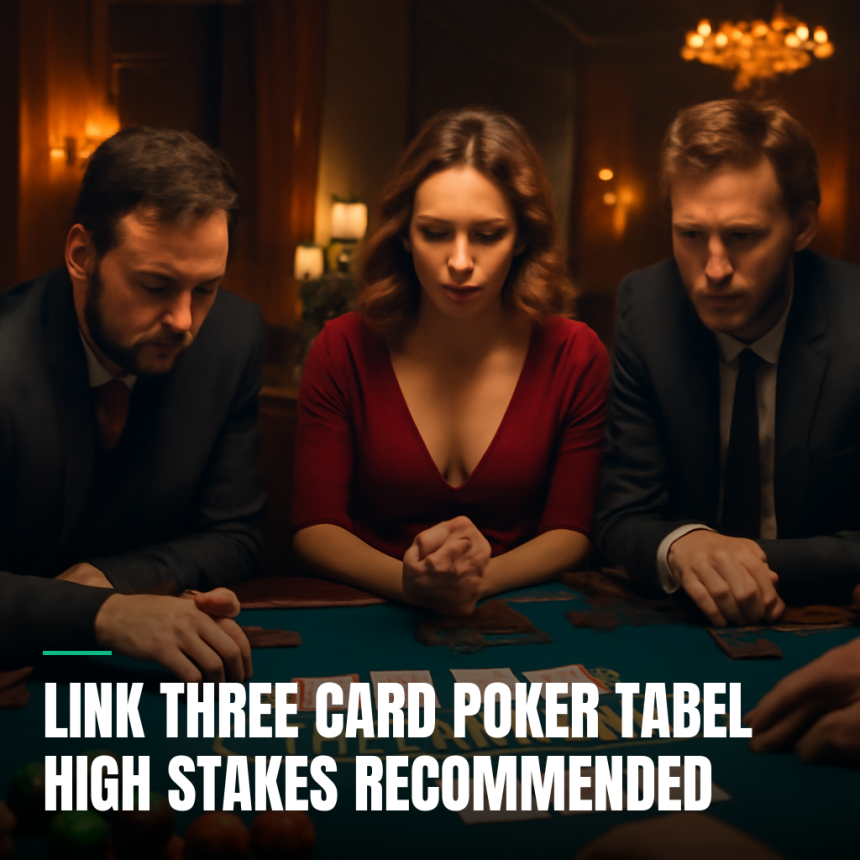 Link Three Card Poker Tabel High Stakes Recommended